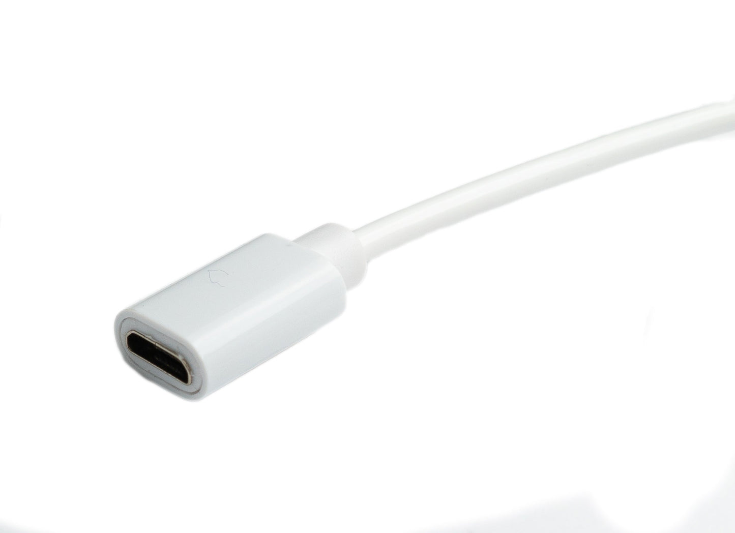 SYSTEM-S USB 2.0 cable 100 cm Micro B male to female spiral in white