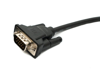 SYSTEM-S VGA cable 150 cm HD15 male to male panel mount screw DSub 15pin