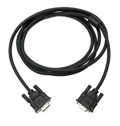 SYSTEM-S VGA Kabel 2 m HD15 Stecker zu Stecker Panel Mount Schraube DSub 15pin