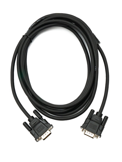 SYSTEM-S VGA Kabel 3 m HD15 Stecker zu Stecker Panel Mount Schraube DSub 15pin