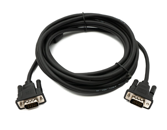 SYSTEM-S VGA cable 5 m HD15 male to male panel mount screw DSub 15pin