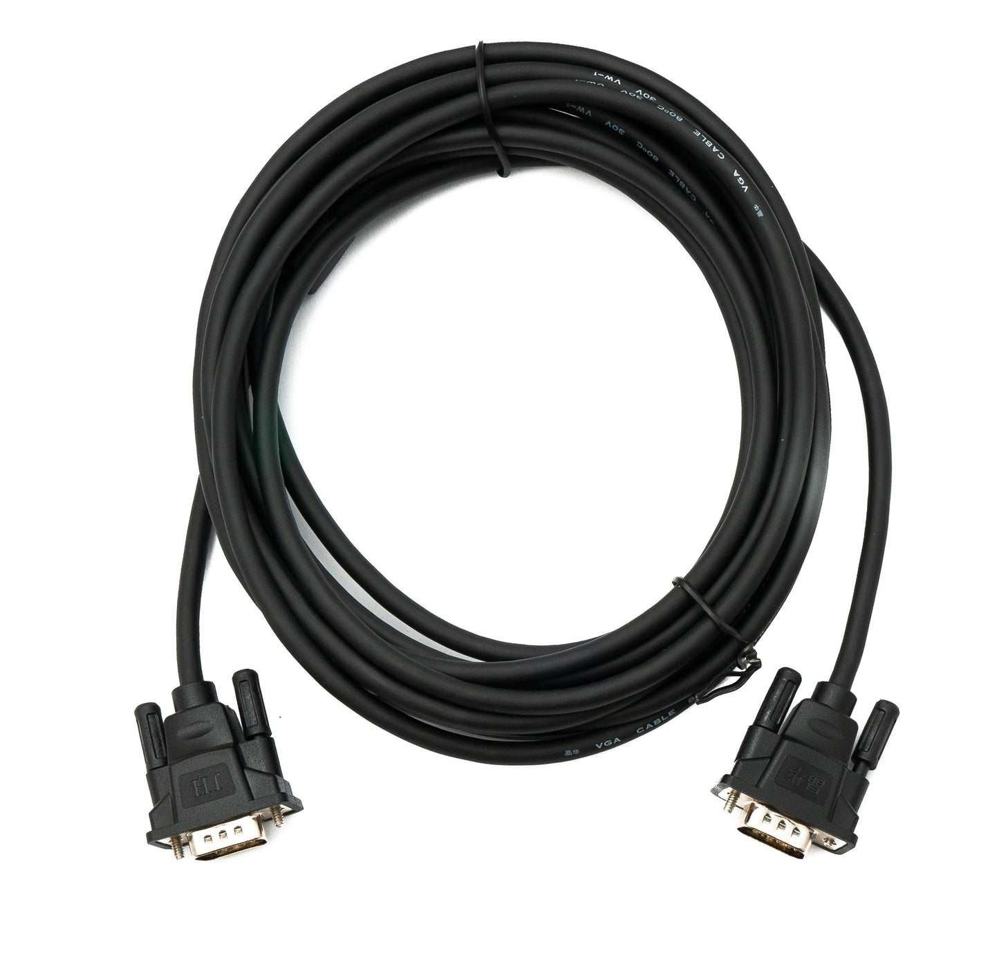 SYSTEM-S VGA Kabel 5 m HD15 Stecker zu Stecker Panel Mount Schraube DSub 15pin