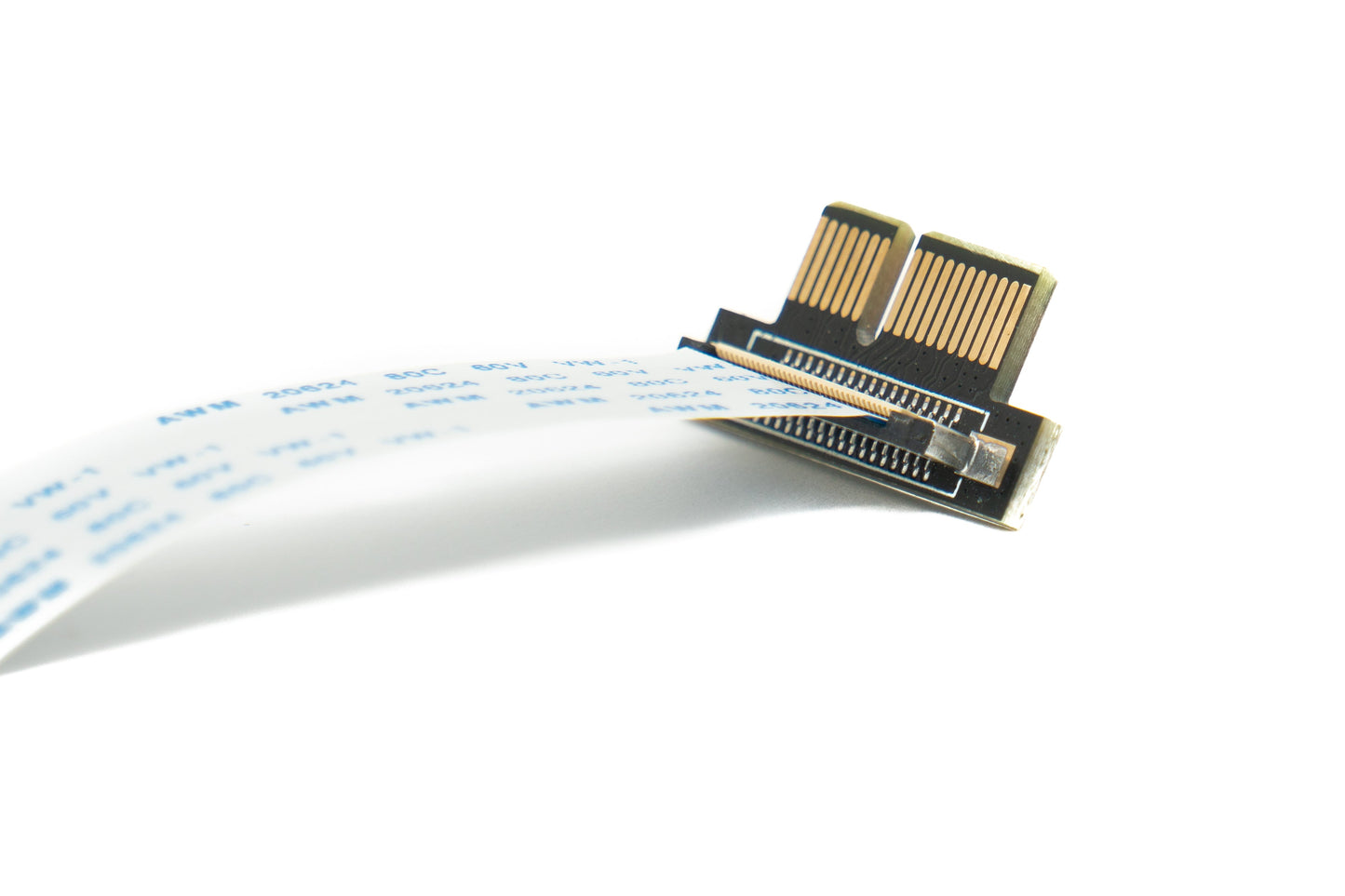 SYSTEM-S PCI Riser Card Cable 10 cm PCIe Express Male to Female Flexible Angle Adapter