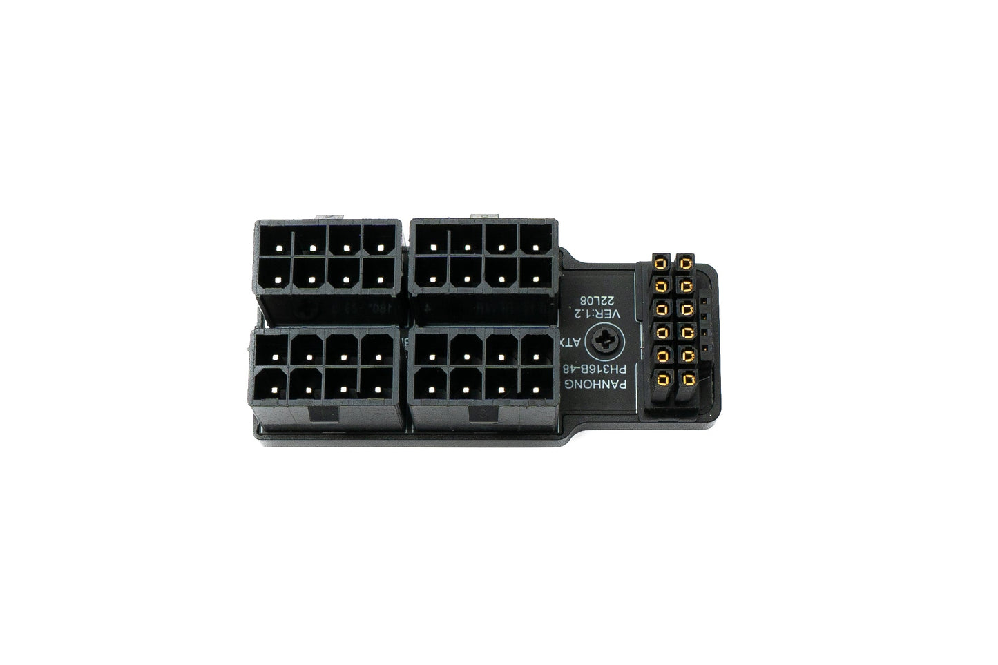 SYSTEM-S ATX3.0 Adapter PCI-E 5.0 12 Pin Buchse zu 32 Pin Stecker Up Angled Winkel für RTX 5090Ti 4080