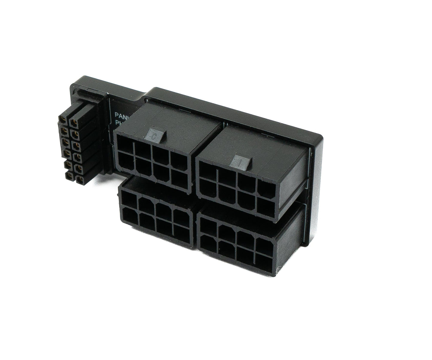SYSTEM-S ATX3.0 Adapter PCI-E 5.0 12 Pin Buchse zu 32 Pin Stecker Up Angled Winkel für RTX 5090Ti 4080
