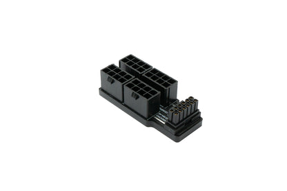 SYSTEM-S ATX3.0 Adapter PCI-E 5.0 12 Pin Buchse zu 32 Pin Stecker Down Angled Winkel für RTX 5090Ti 4080