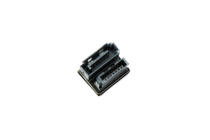 SYSTEM-S SATA Adapter 7Pin Buchse zu Stecker Kabel 180° U Turn Winkel für Mainboard SSD HDD