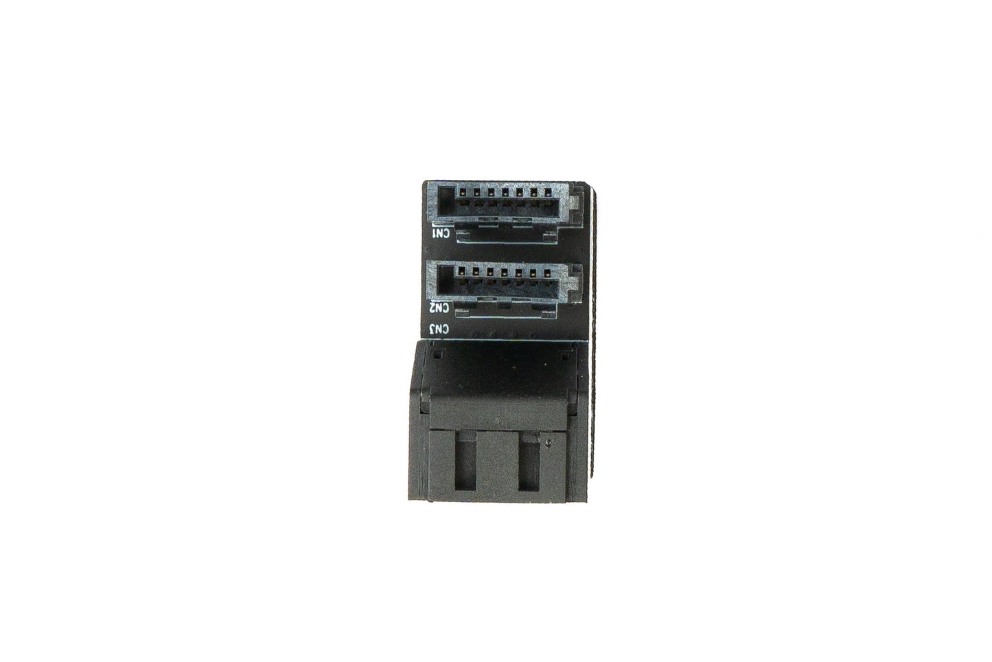 SYSTEM-S SATA Adapter 2x 7Pin Buchse zu 2x Stecker Kabel 90° Down Angled Winkel für Mainboard SSD HDD