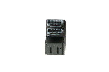 SYSTEM-S SATA Adapter 2x 7Pin Buchse zu 2x Stecker Kabel 90° Down Angled Winkel für Mainboard SSD HDD
