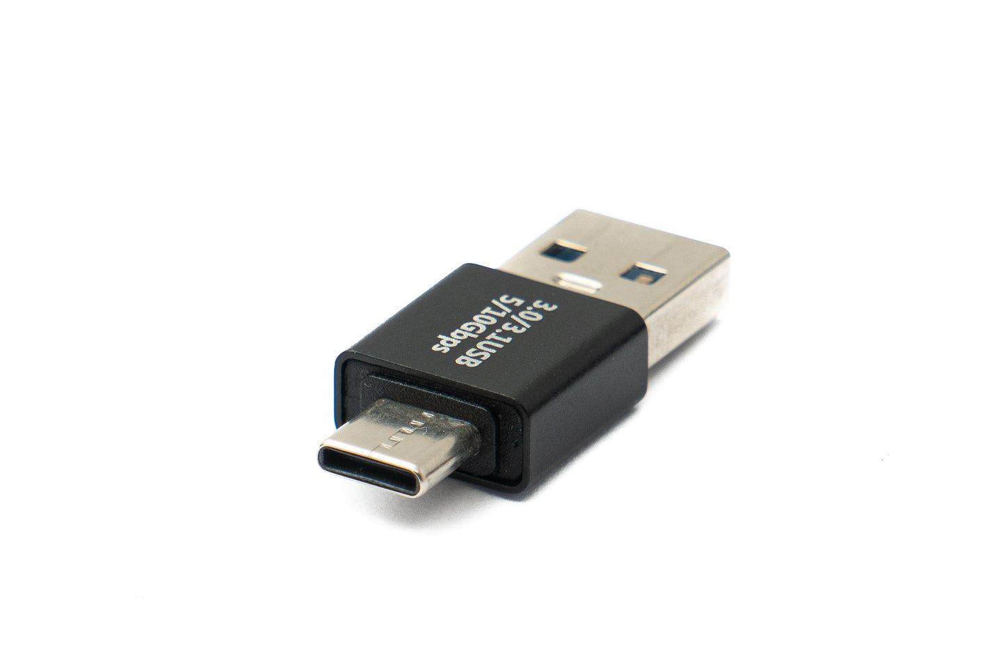 SYSTEM-S USB 3.0 Adapter Typ A Stecker zu 3.1 C Stecker unidirektional Kabel 10 Gbit/s 100W