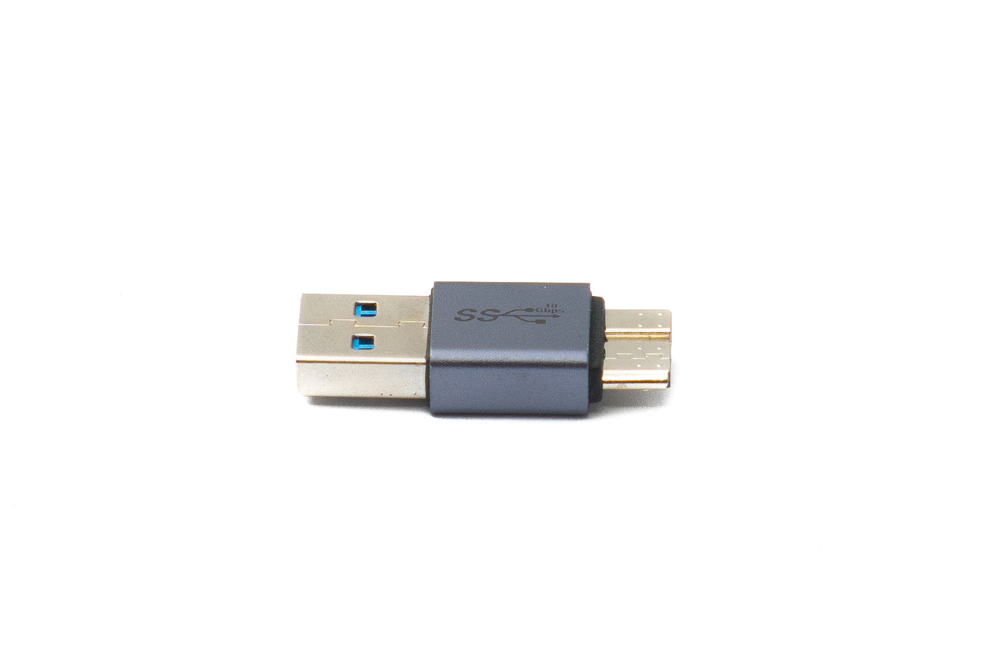 SYSTEM-S USB 3.0 adapter type A male to micro B male unidirectional cable 5 Gbit/s 100W