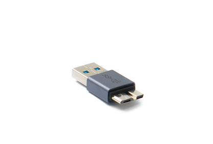SYSTEM-S USB 3.0 adapter type A male to micro B male unidirectional cable 5 Gbit/s 100W