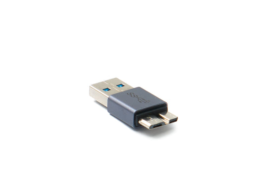SYSTEM-S USB 3.0 adapter type A male to micro B male unidirectional cable 5 Gbit/s 100W
