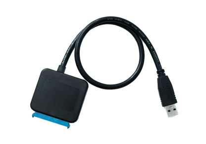 SYSTEM-S SATA cable 40 cm 22 pin female to USB 3.0 Type A male 2.5" hard drive