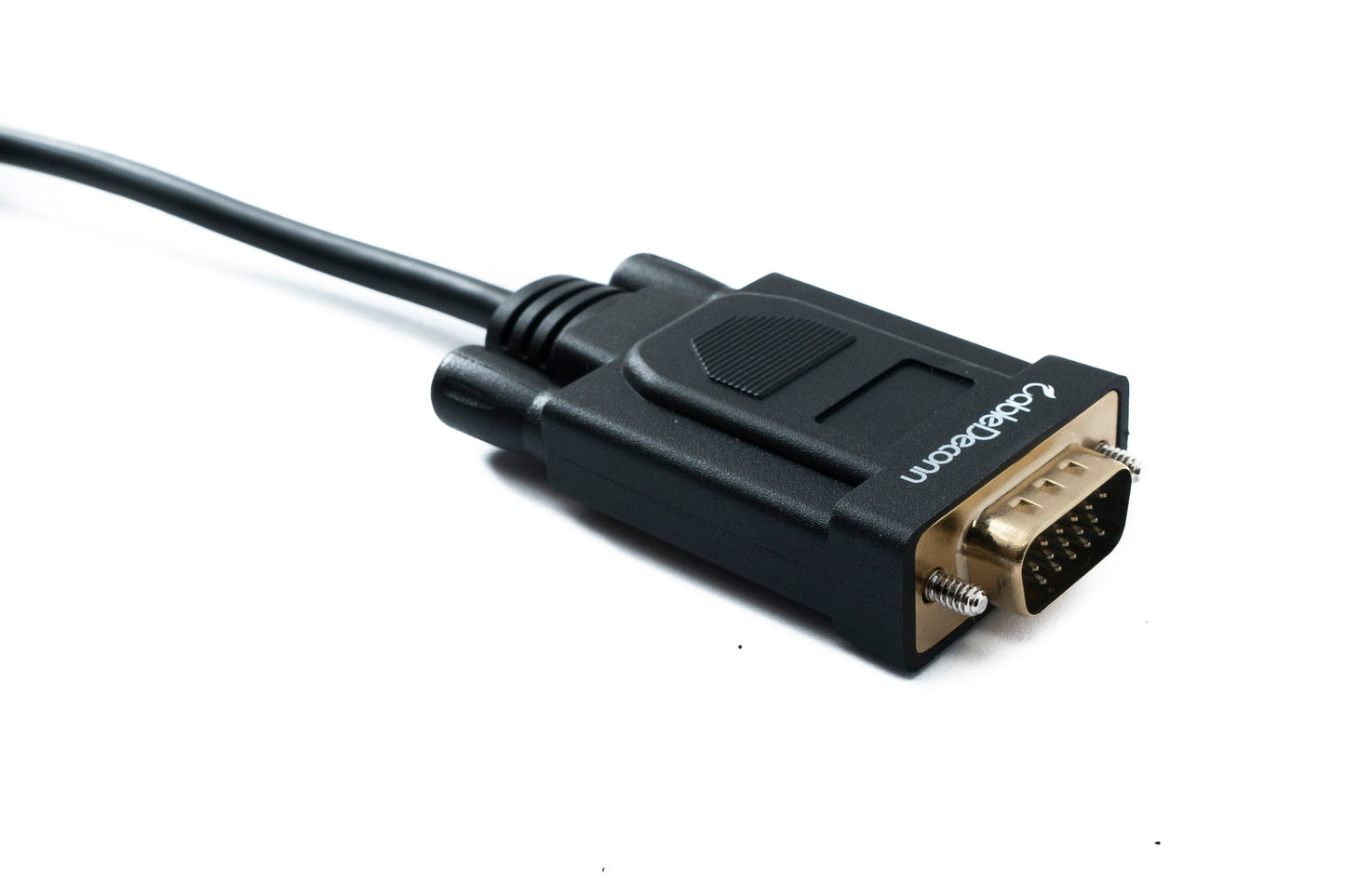 SYSTEM-S VGA Kabel 180 cm Stecker zu USB 3.1 Typ C Stecker Panel Mount Schraube DSub 15pin