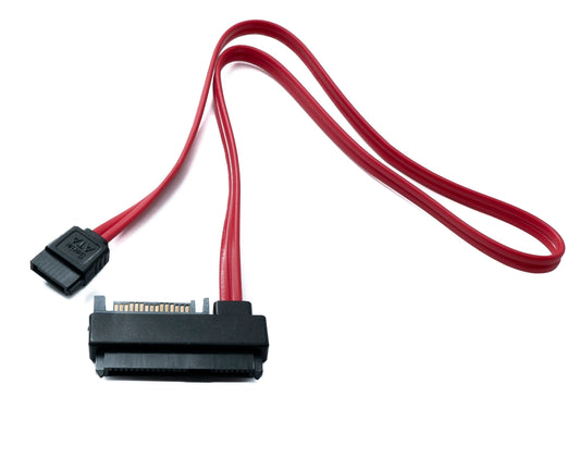 SYSTEM-S SFF-8482 Kabel 50 cm SAS 29 Pin zu SATA 22 Pin 15+7 für Festplatte Motherboard