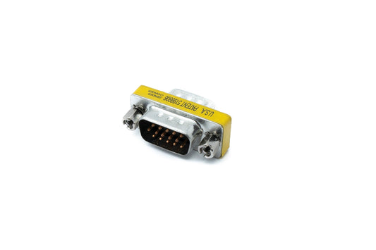 SYSTEM-S D Sub15 Adapter 15 Pin Stecker zu Stecker DB15 Kabel in Grau