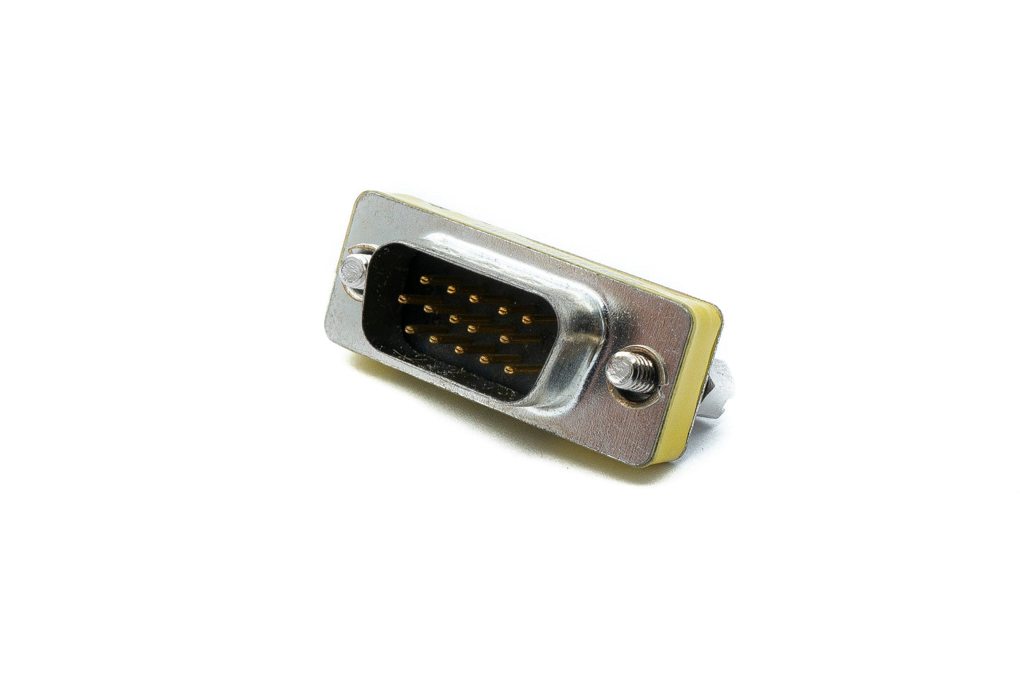 SYSTEM-S D Sub15 Adapter 15 Pin Stecker zu Buchse DB15 Kabel in Grau