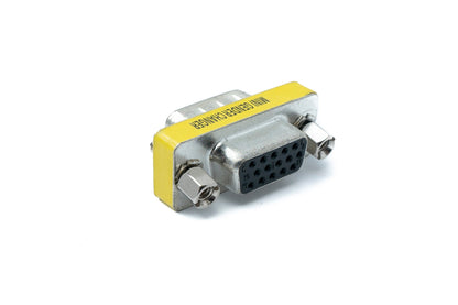 SYSTEM-S D Sub15 Adapter 15 Pin Stecker zu Buchse DB15 Kabel in Grau