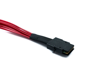 SYSTEM-S SFF-8087 cable 100 cm Mini SAS 36 pin to 4x SAS 29 pin SFF-8482 for RAID hard drive motherboard