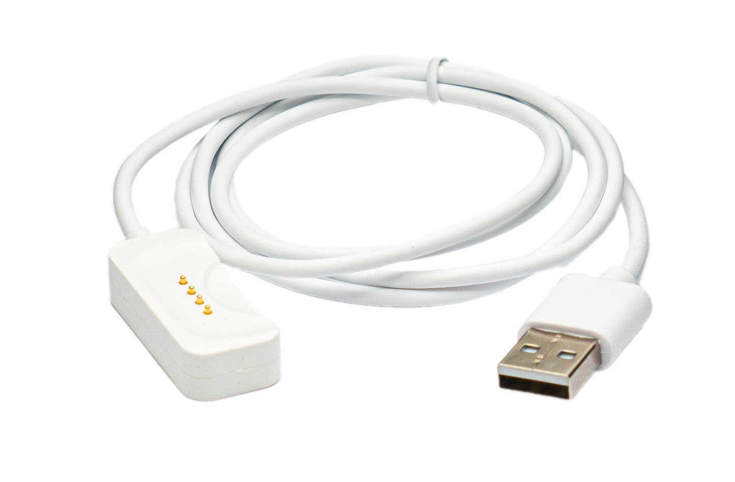 USB 2.0 Kabel 100 cm für Oppo Watch X Smartwatch in Weiß