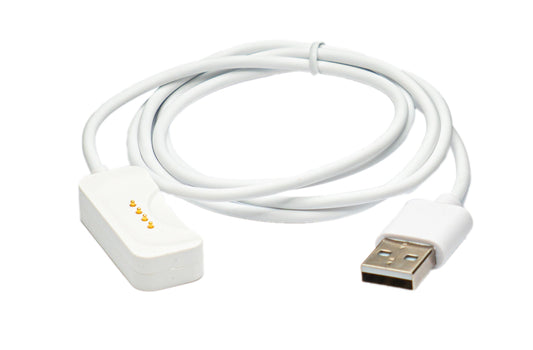 USB 2.0 cable 100 cm for Oppo Watch X Smartwatch in white