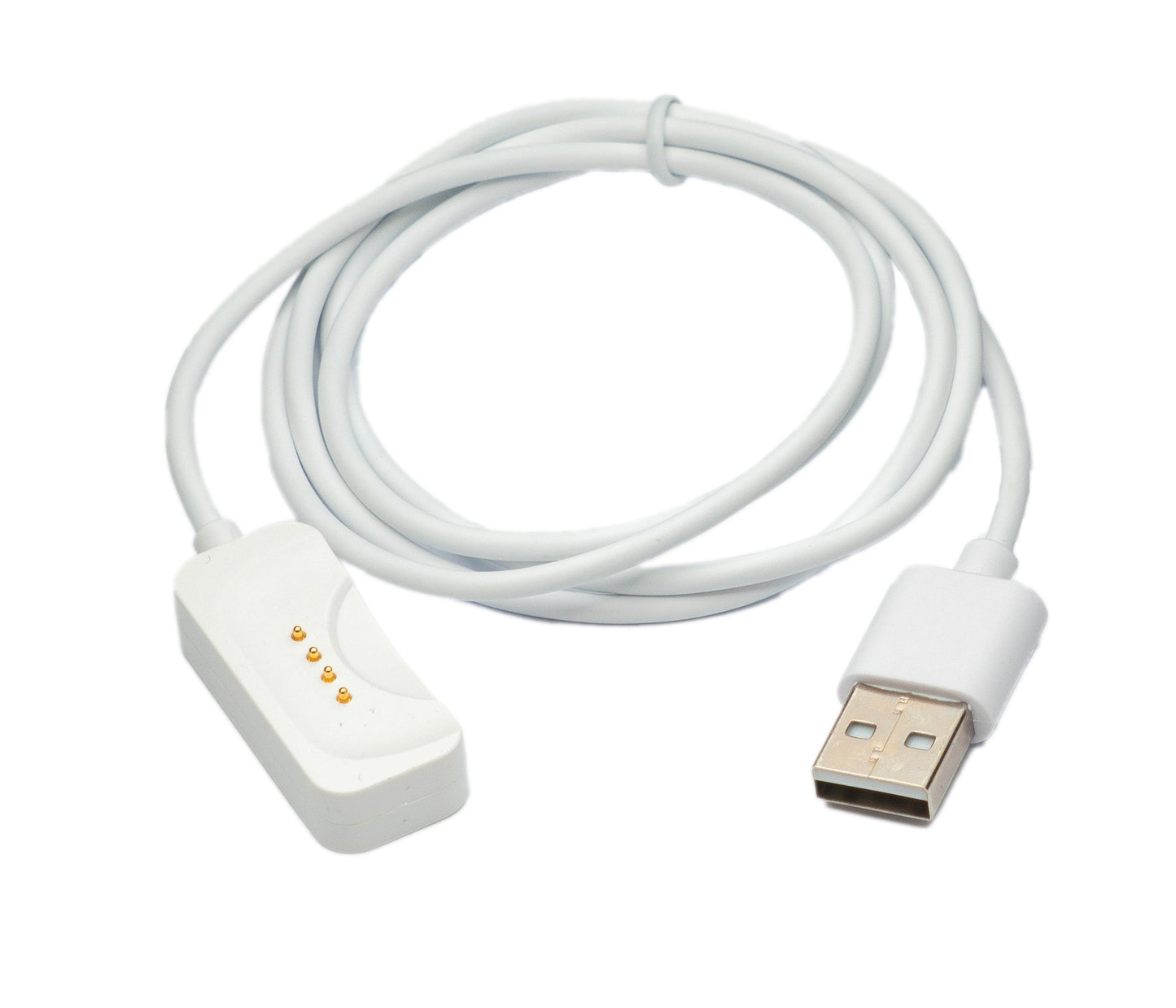 USB 2.0 Kabel 100 cm für Oppo Watch X Smartwatch in Weiß