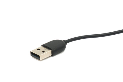 SYSTEM-S USB 2.0 Kabel 100 cm Ladestation für QYC GTC GTS Smartwatch in Schwarz
