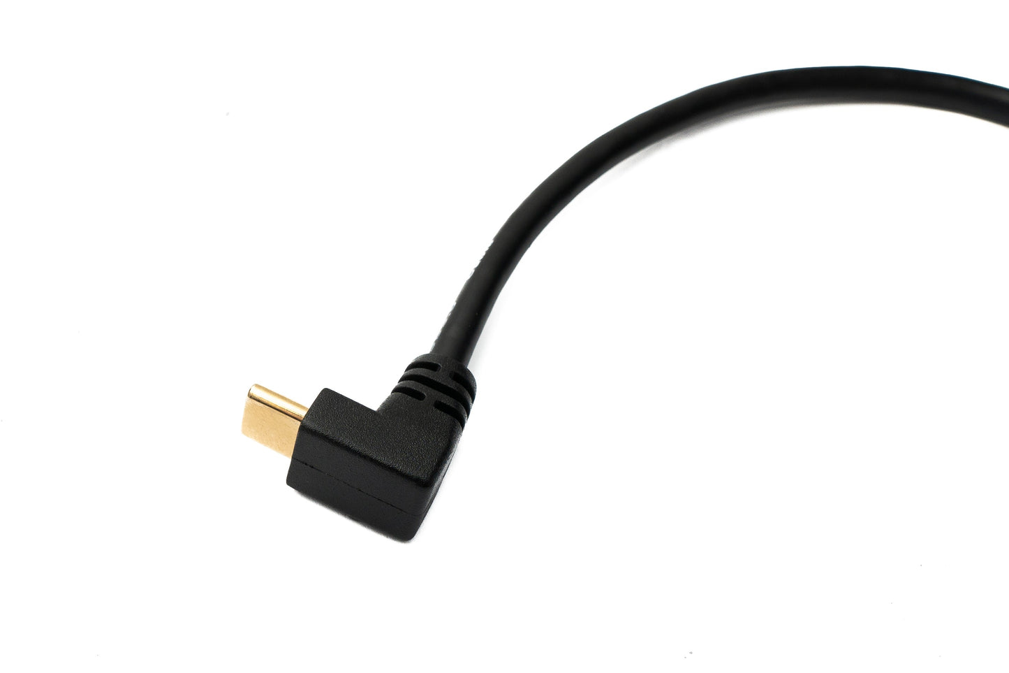 SYSTEM-S USB 3.1 Kabel 20 cm Typ C Stecker zu 3.0 A Stecker aufwärts abwärts rechts gewinkelt 5 Gbit/s 100W