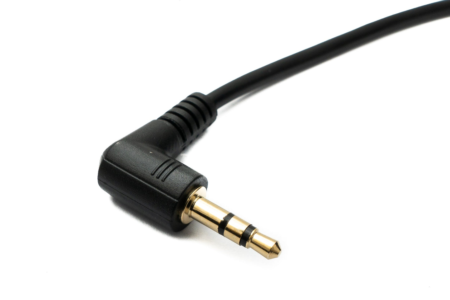 SYSTEM-S Audio Klinke Kabel 20 cm 3,5 mm 4 polig Stecker zu 3 polig Stecker Left Right Angled Winkel AUX Adapter