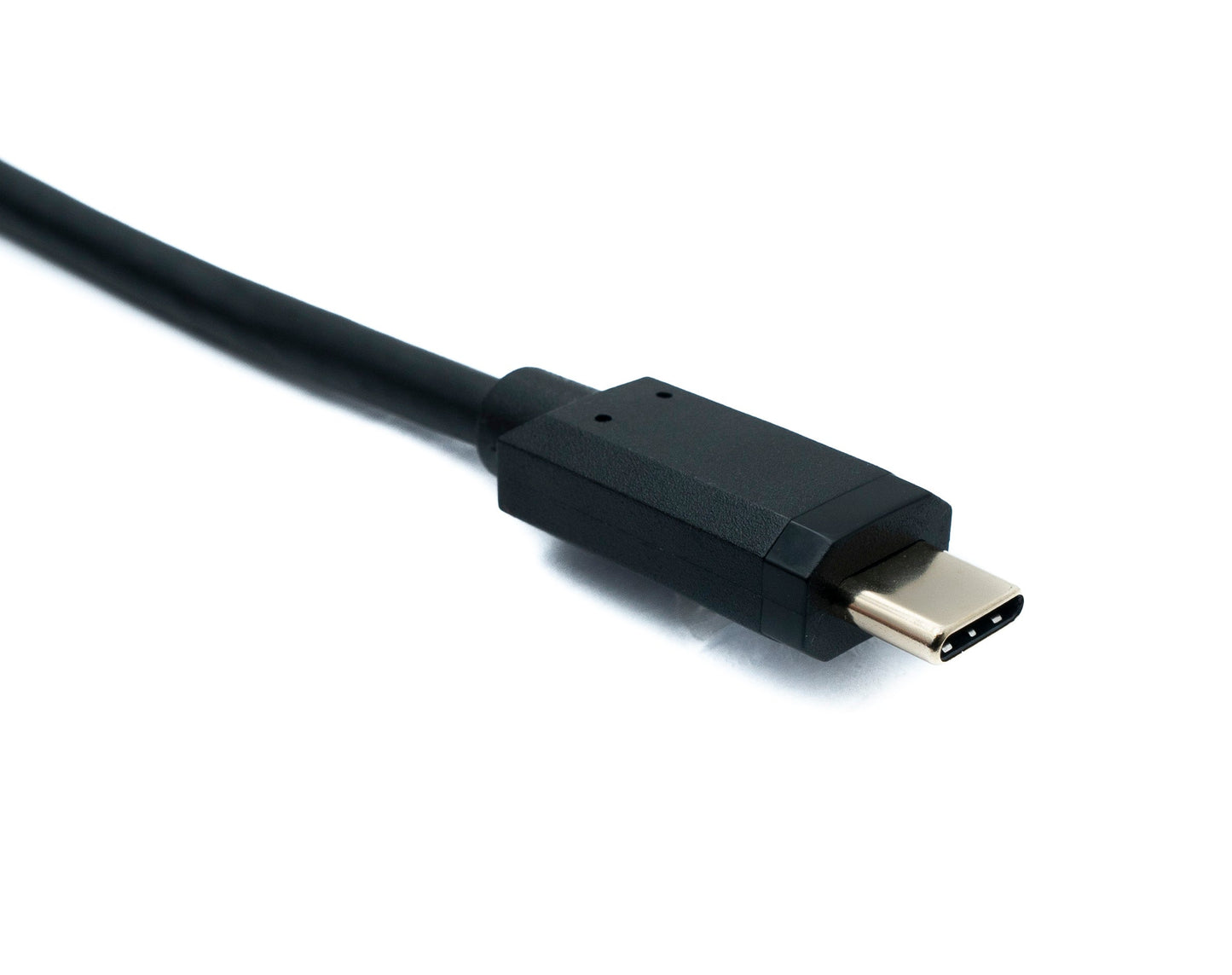 SYSTEM-S USB 3.1 Gen 2 Kabel 100 cm Typ C Stecker zu Stecker Double Screw Winkel Left Right 10 Gbit/s