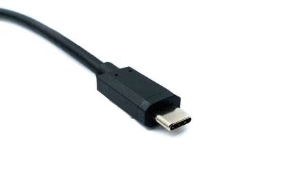 SYSTEM-S USB 3.1 Gen 2 Kabel 30 cm Typ C Stecker zu Stecker Double Screw Winkel Left Right 10 Gbit/s
