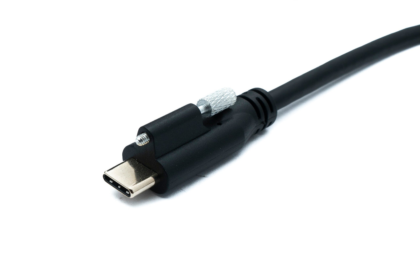 SYSTEM-S USB 3.1 Gen 2 cable 30 cm Type C male to male single double screw angled up down 10 Gbit/s 100W