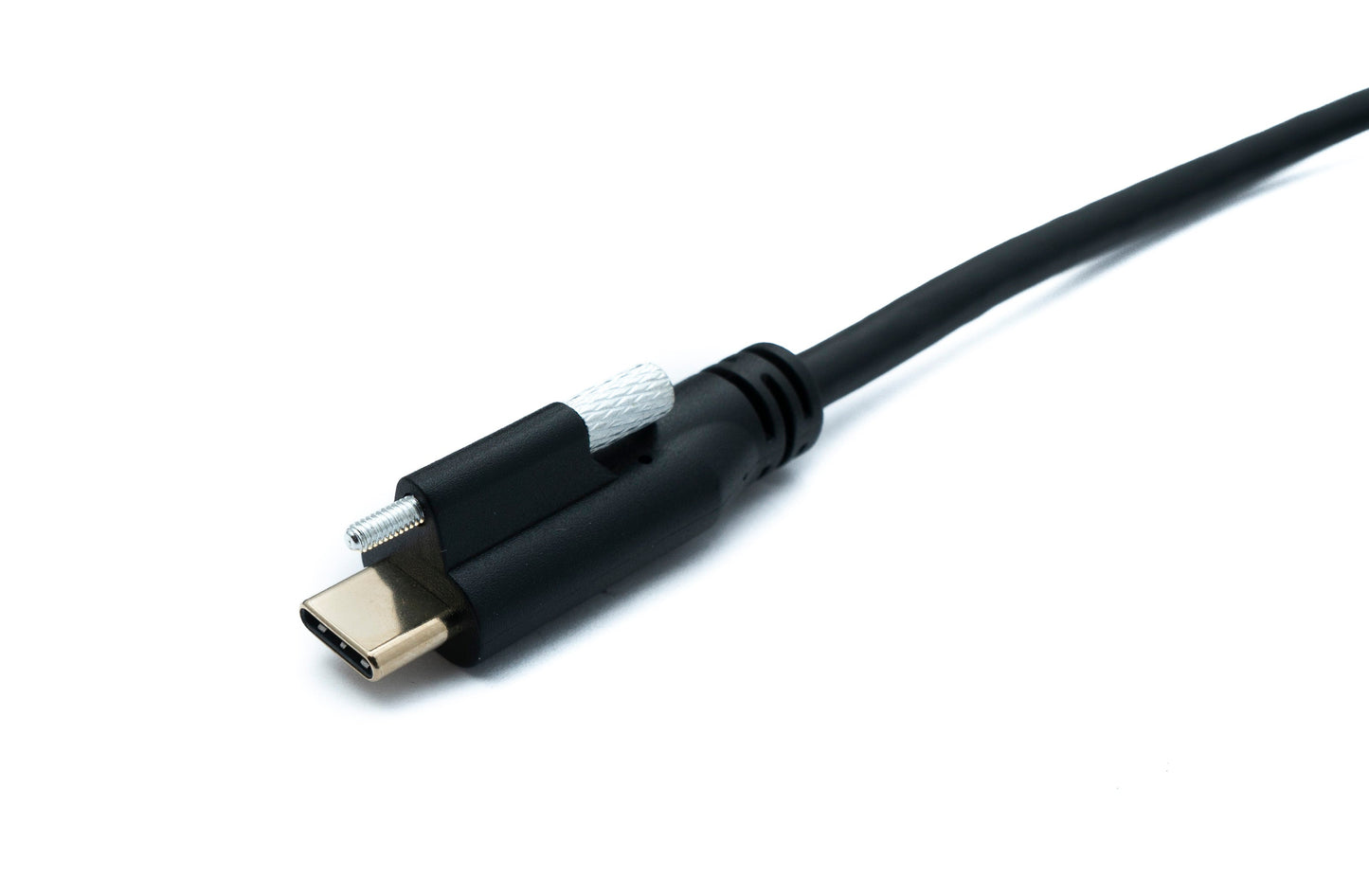 SYSTEM-S USB 3.1 Gen 2 cable 100 cm Type C male to male single double screw 10 Gbit/s 100W