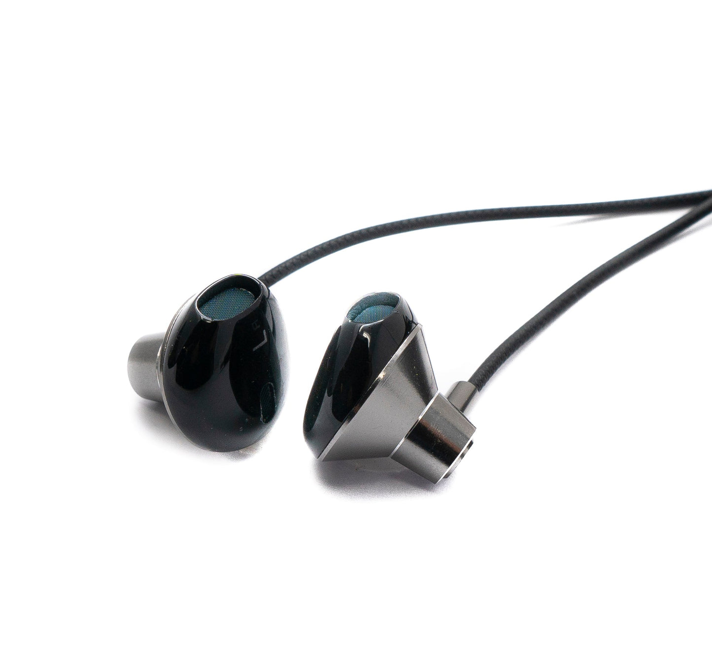 SYSTEM-S Stereo In-Ear Noise Cancelling Headphones 2 m USB 2.0 Volume Control Microphone Bag Grey
