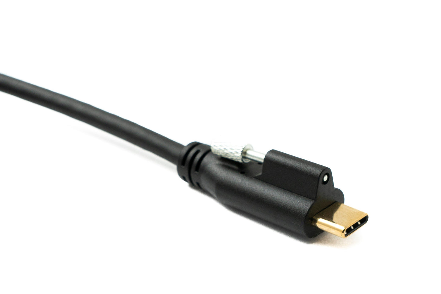 SYSTEM-S USB 3.1 Gen 2 Kabel 100 cm Typ C Stecker zu Stecker Panel Mount 10 Gbit/s 100W