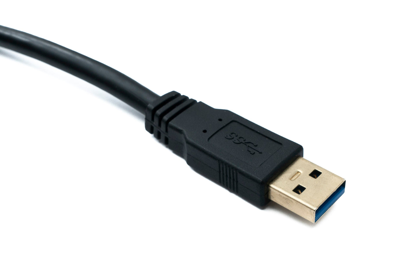 SYSTEM-S USB 3.0 cable 5 m type B male to A male 5 Gbit/s 100W in black
