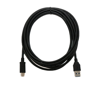SYSTEM-S USB 3.1 Kabel 3 m Typ C Stecker zu 3.0 A Stecker  Kabel  5 Gbit/s 100W in Schwarz