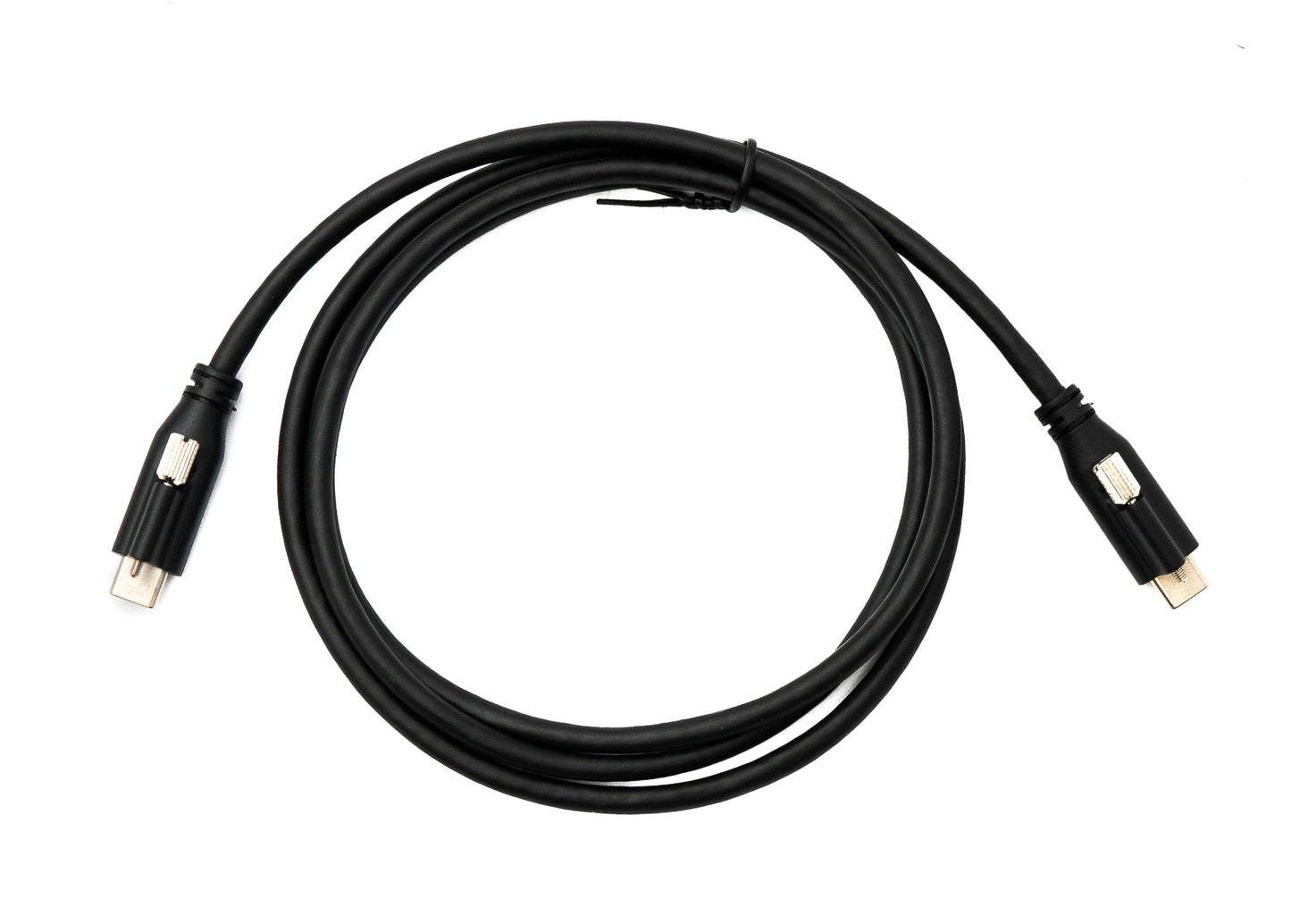 SYSTEM-S USB 3.1 Gen 2 Kabel 120 cm Typ C Stecker zu Stecker Panel Mount 10 Gbit/s 100W