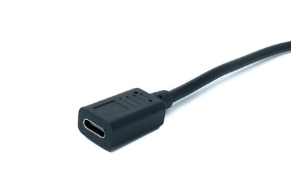 SYSTEM-S USB 3.1 cable 30 cm Type C female to 5-pin PCB connector adapter black
