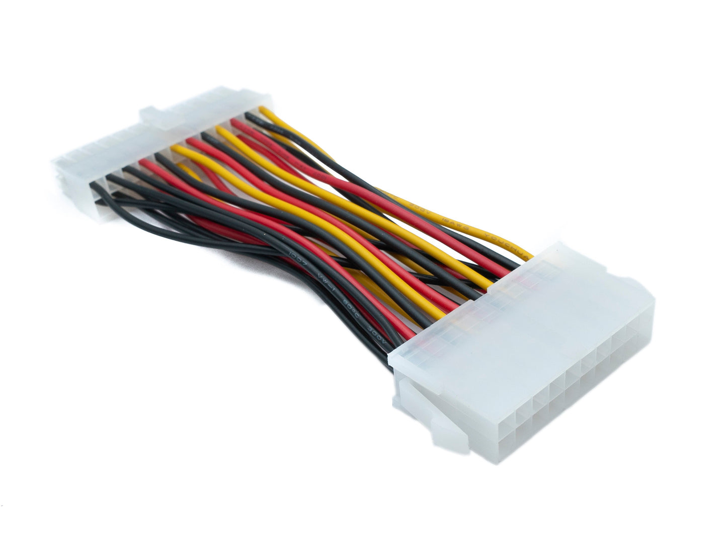 SYSTEM-S ATX Kabel 10 cm 24Pin Buchse zu 20 Pin Stecker für Motherboard 300 V