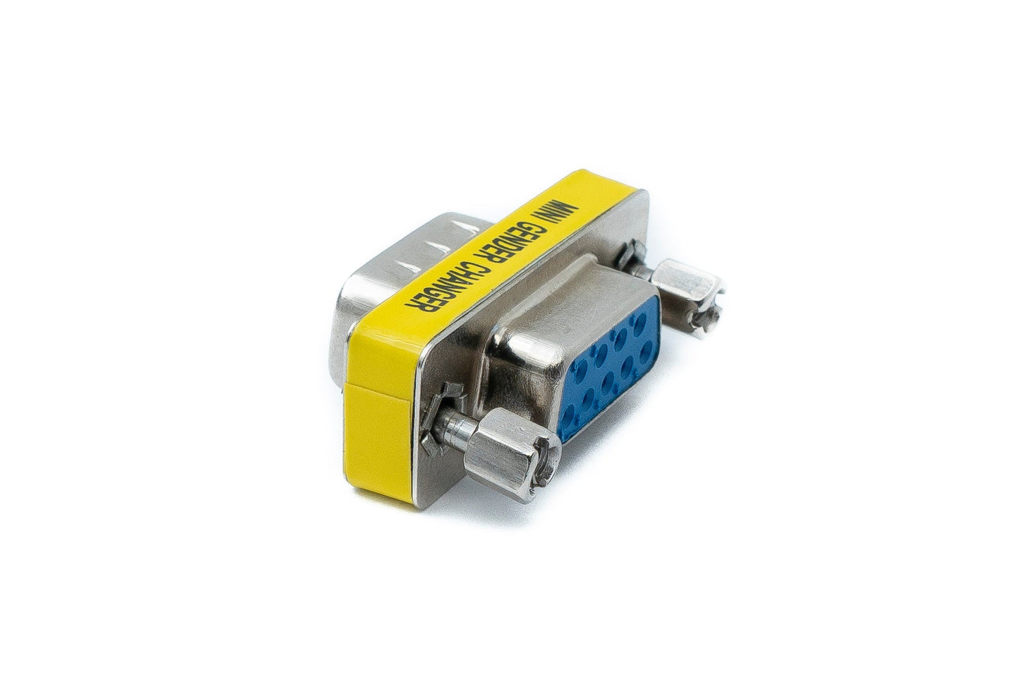 SYSTEM-S D Sub9 Adapter 9 Pin Stecker zu Buchse DB9 Kabel in Grau für RS232