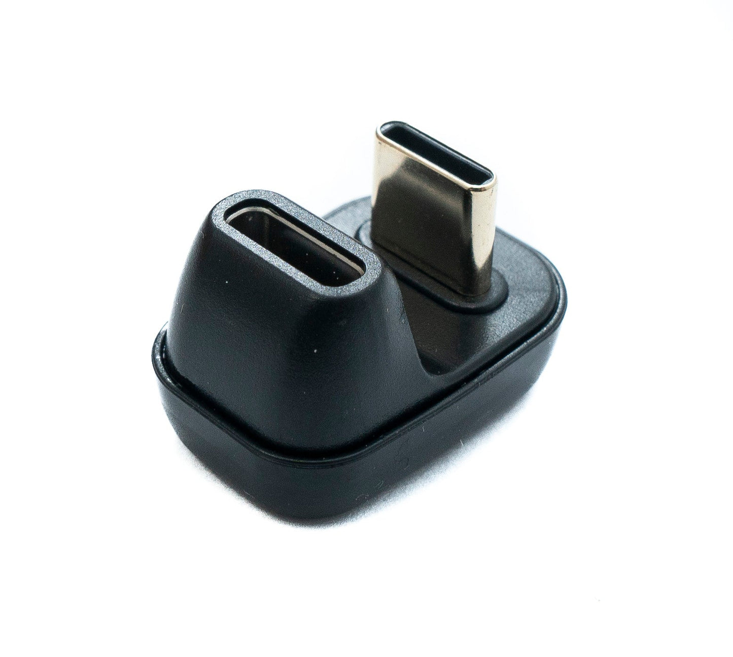 SYSTEM-S USB4 Adapter Typ C Stecker zu Buchse U Turn 180° Winkel 40 Gbit/s 240 W USB 4.0