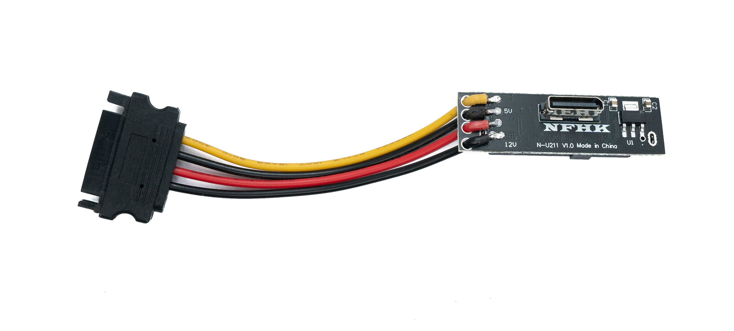 SYSTEM-S OCuLink Adapter SFF-8611 SFF-8612 Buchse zu SFF-8639 Stecker für U.2/U.3 NVMe SSD