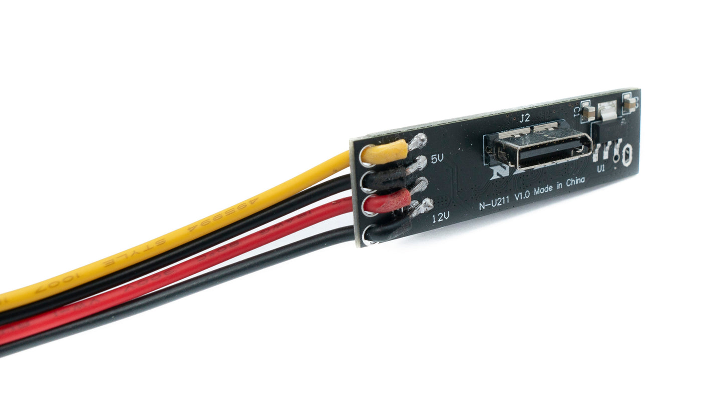 SYSTEM-S OCuLink Adapter SFF-8611 SFF-8612 Buchse zu SFF-8639 Stecker für U.2/U.3 NVMe SSD