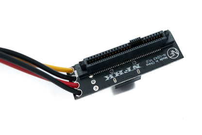 SYSTEM-S PCI-E 4.0 adapter SFF-8643 female to SFF-8639 male for U.2/U.3 NVMe SSD