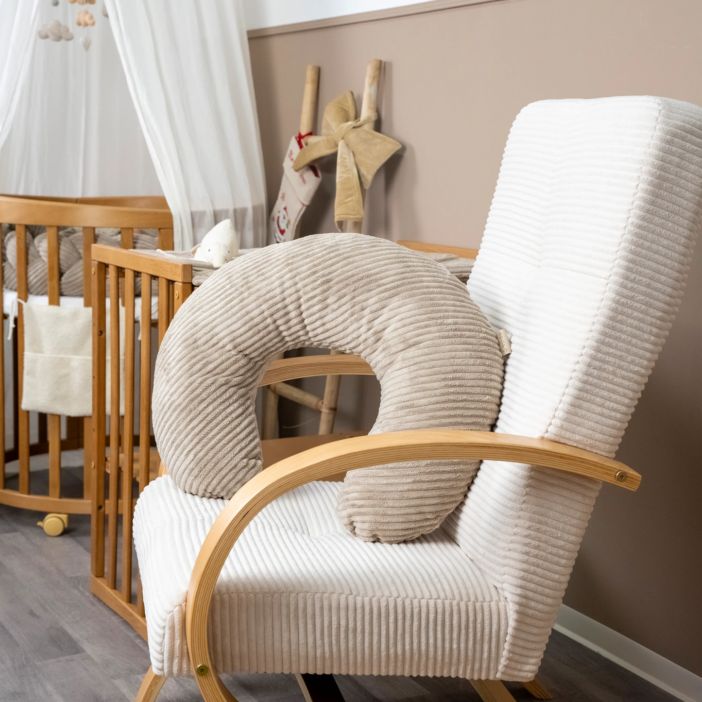 Stillkissen U-Form Cord – abnehmbarer Bezug