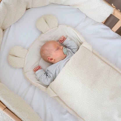 Babyschlafsack Teddyohren Bouclé - 2.5 TOG Ganzjahr
