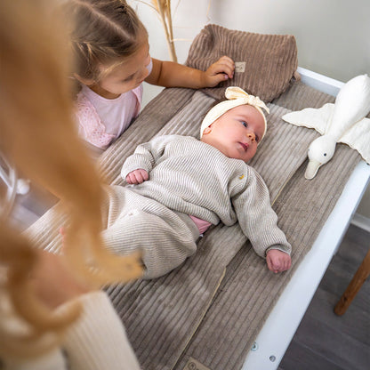 Cord changing mat with underlay – natural &amp; cuddly for your baby