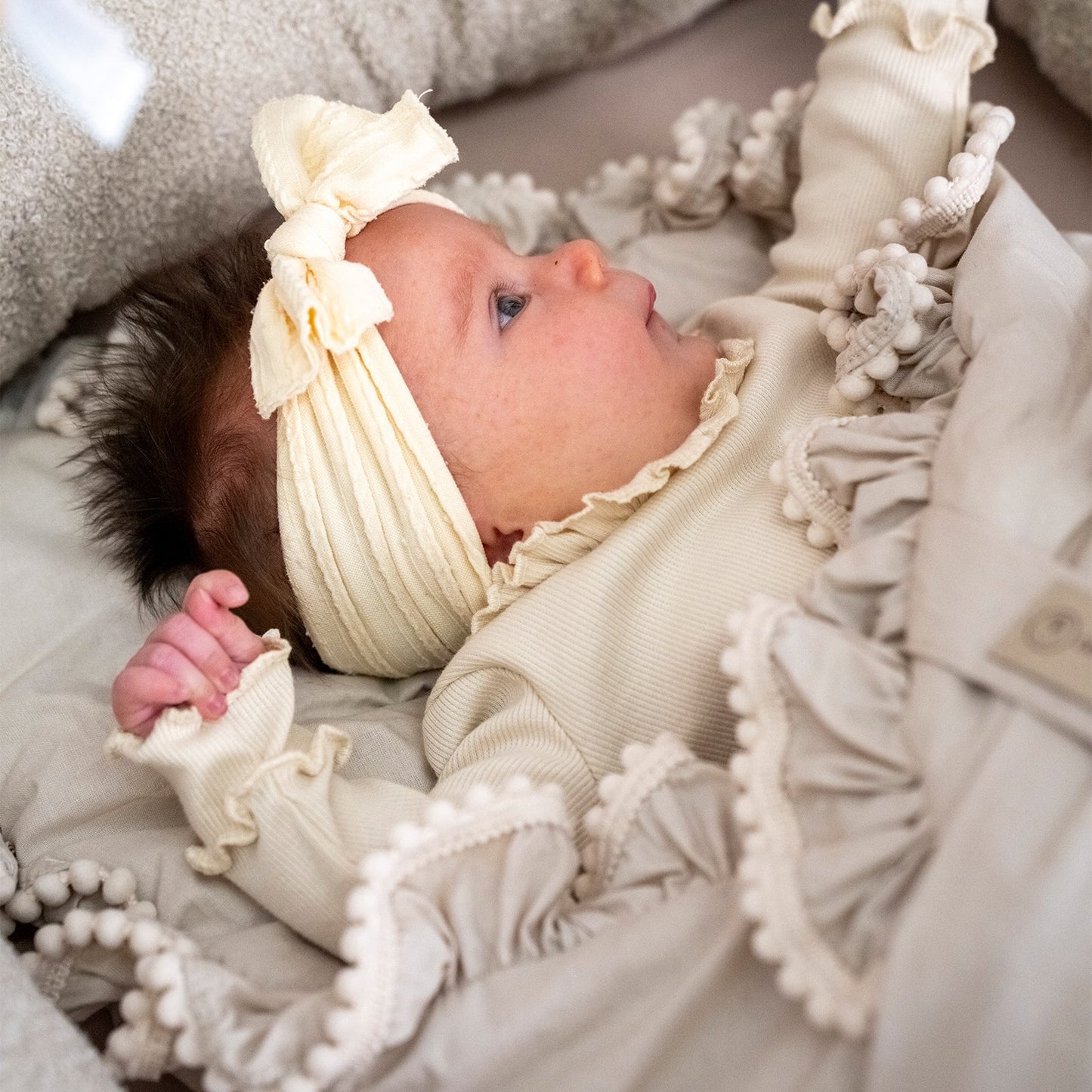 Babyhörnchen Boho für Babys – Puckdecke & Einschlagsdecke